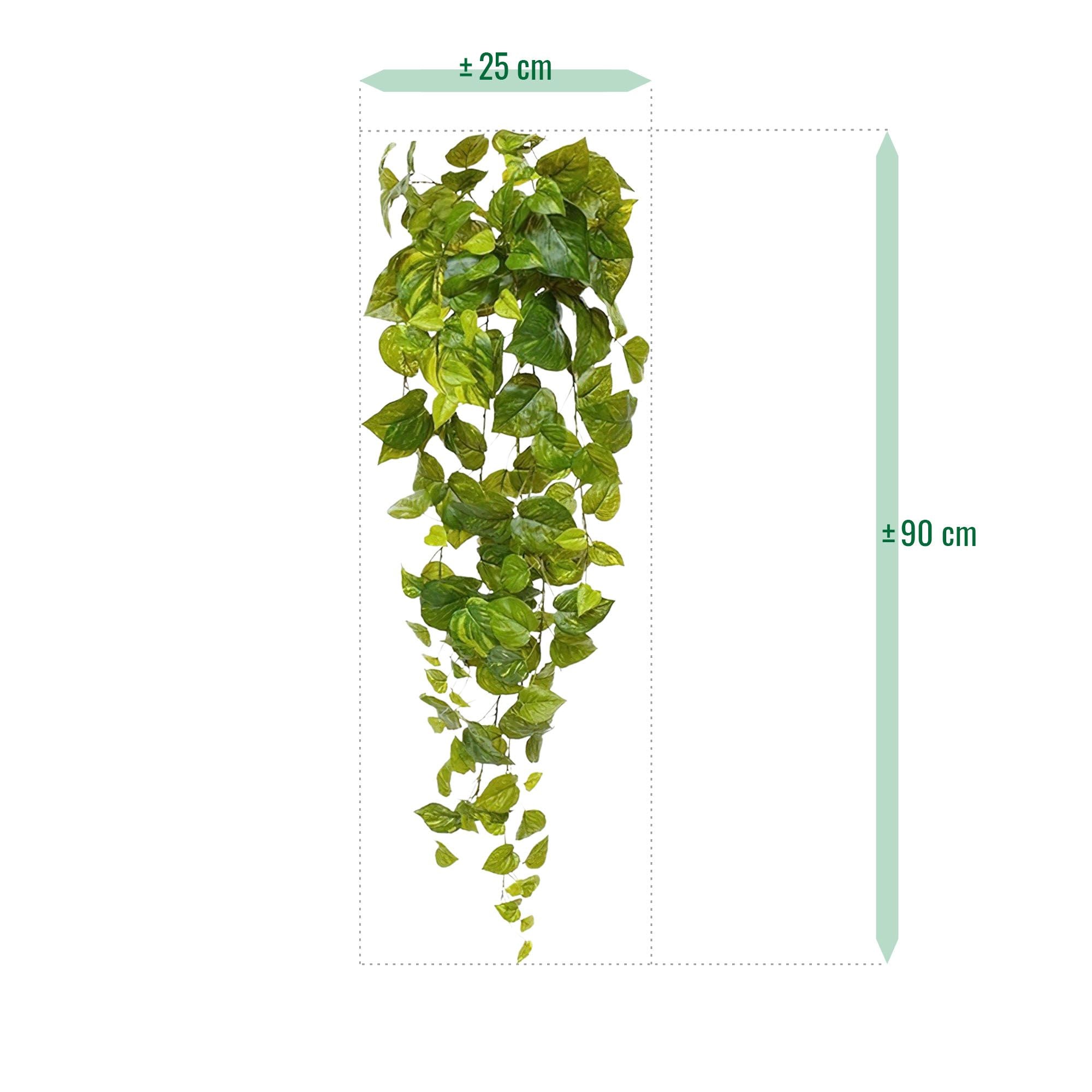 Pothos kunsthanger 90cm - bont