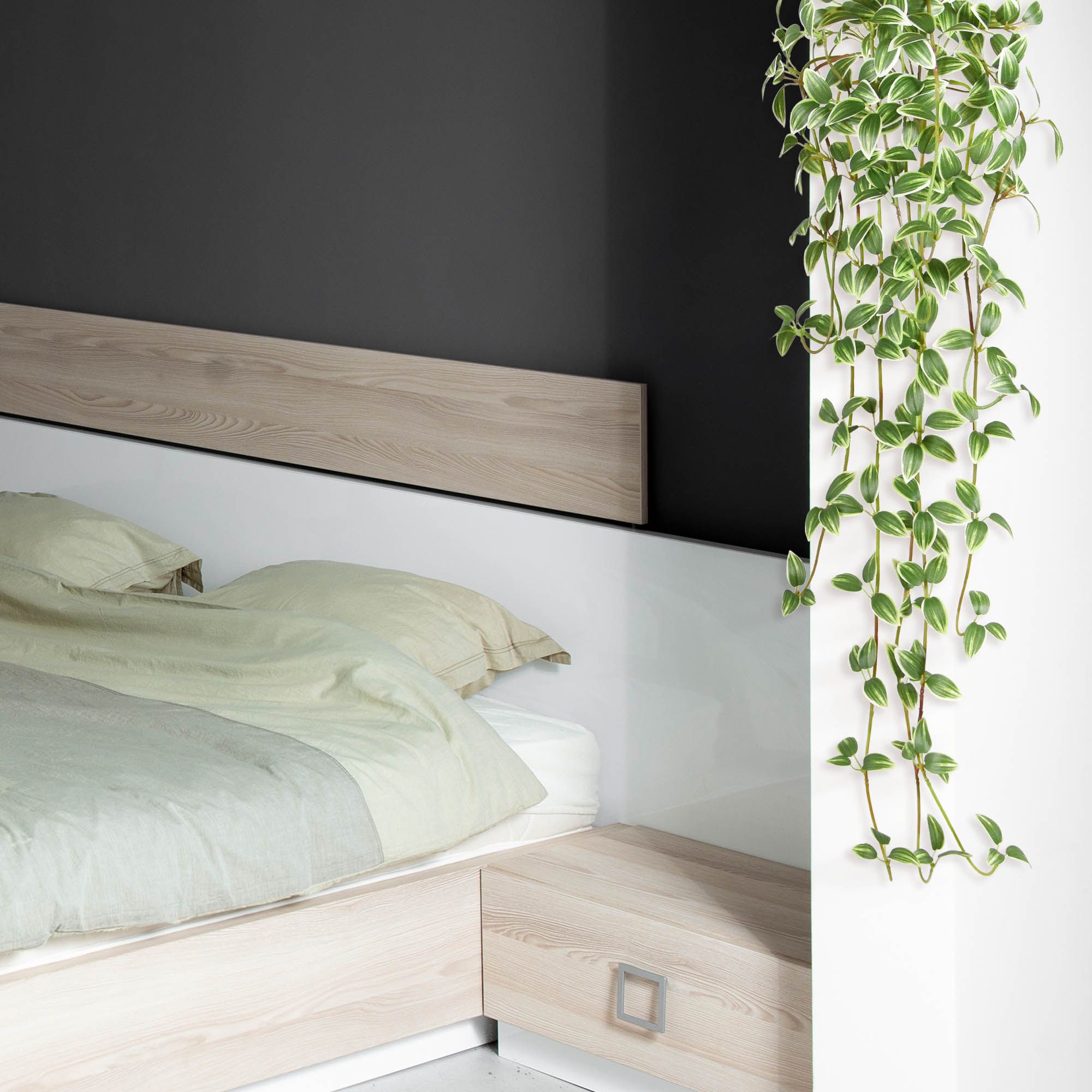 Tradescantia kunst hanger 90cm - bont
