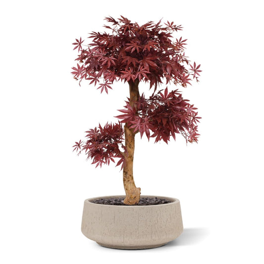 Acer Bonsai kunstboom 95cm - burgundy