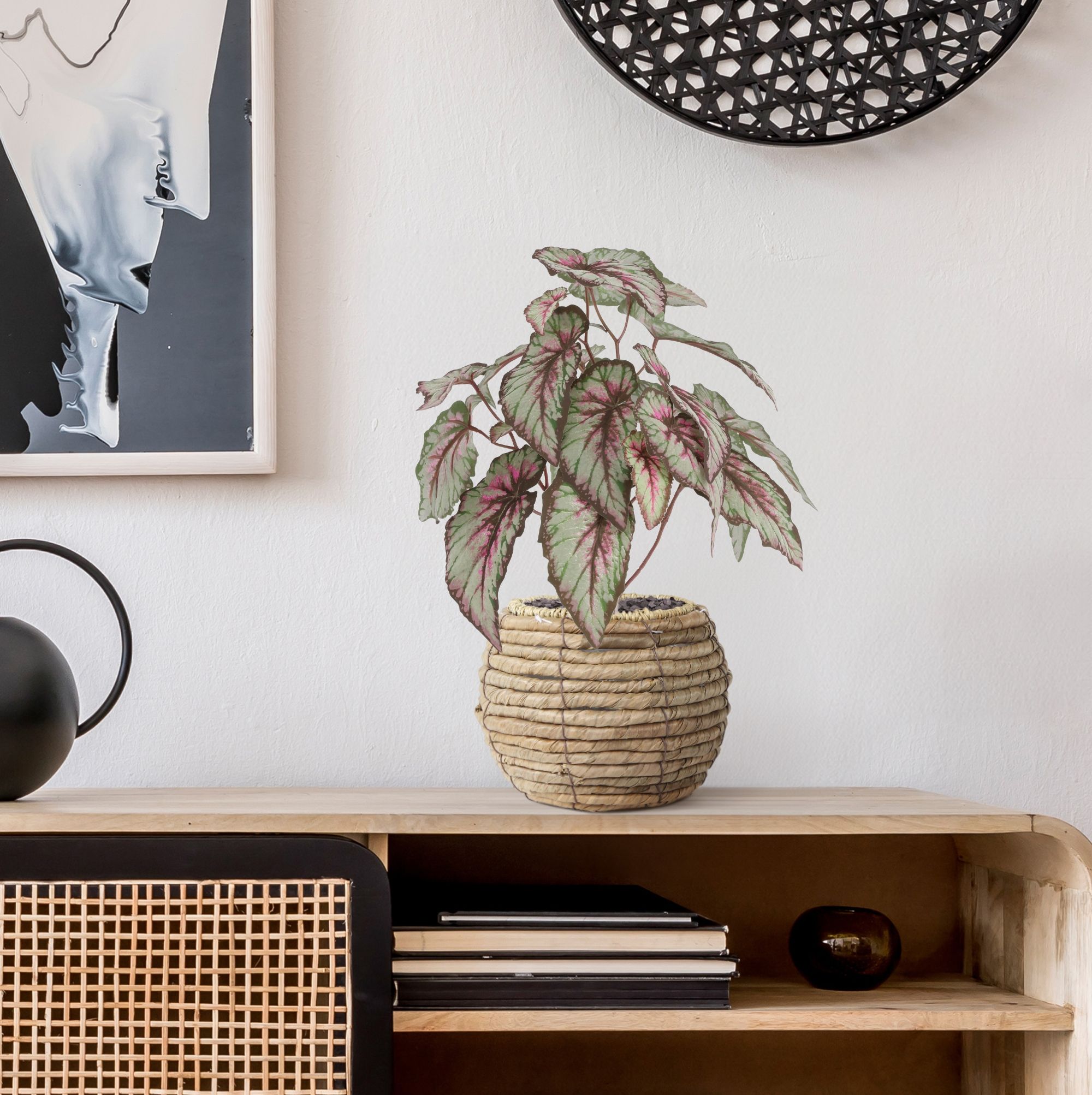 Bladbegonia Kunstplant 33cm