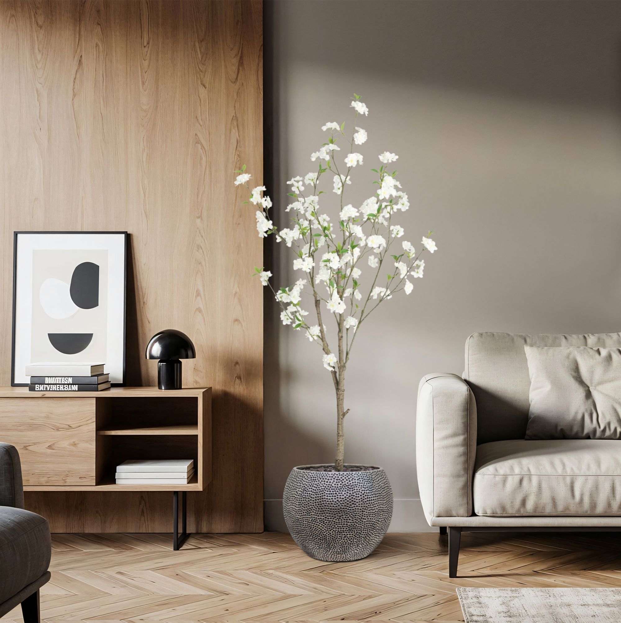 Bloesem Kunstboom 150cm Creme / Roze