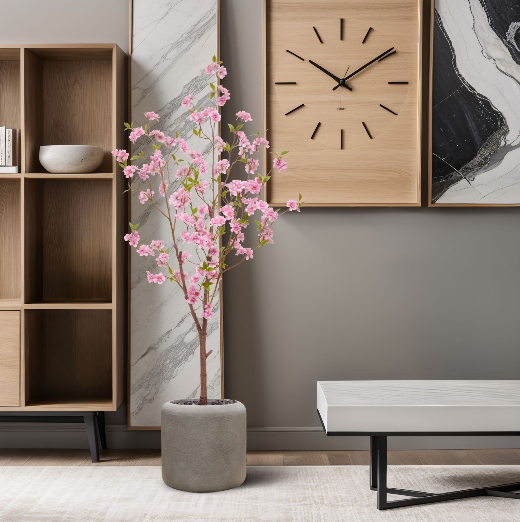 Bloesem Kunstboom 150cm Creme / Roze