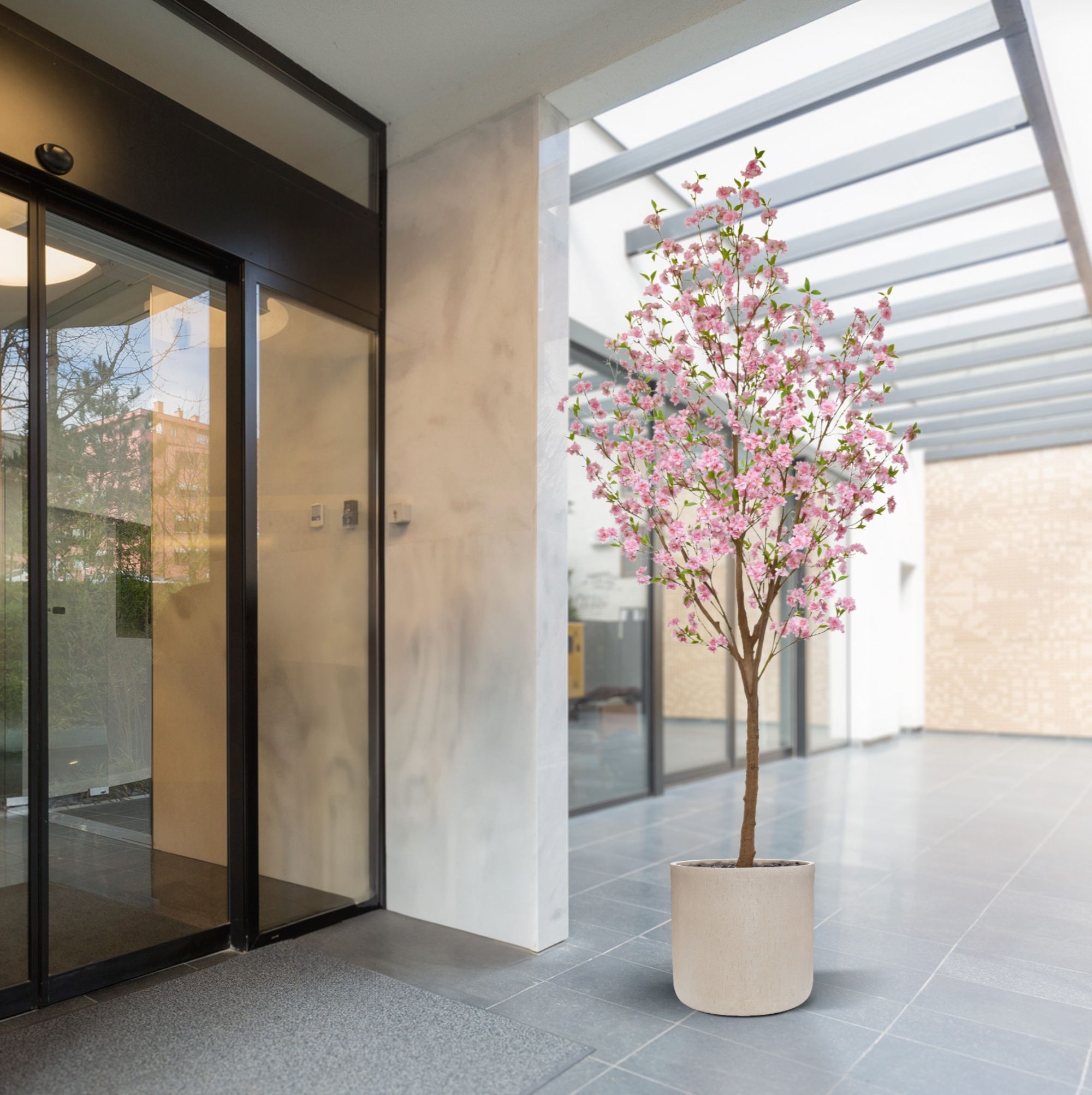 Bloesem Kunstboom 260cm roze