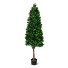 Kunst Buxus Piramide voor buiten 170 cm UV beschermd 