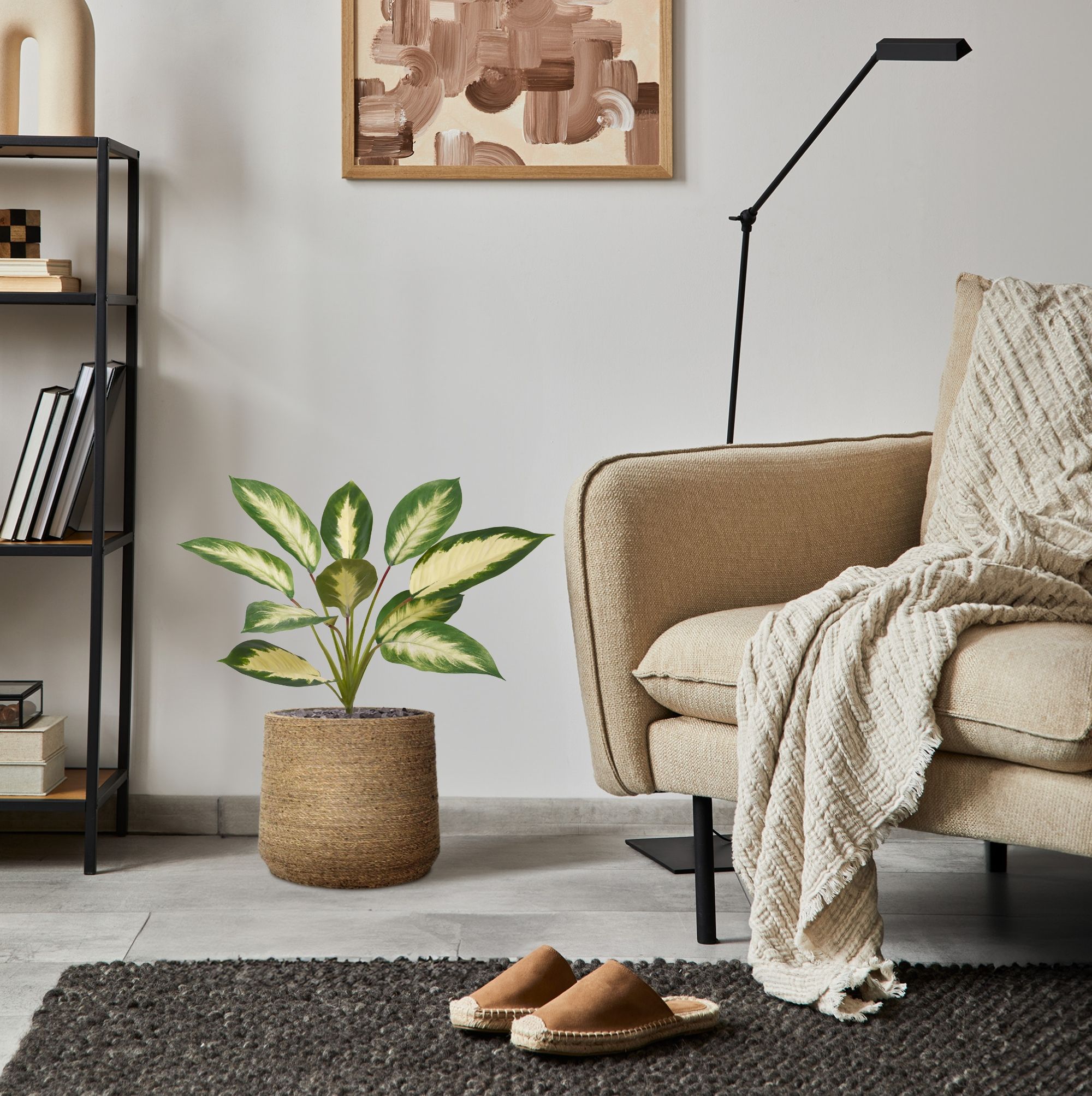 Dieffenbachia Camilla kunstplant 50cm