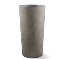 Grigio Vase Tall M 36x36x68 White-Concrete / Natural-Concrete / Anthracite