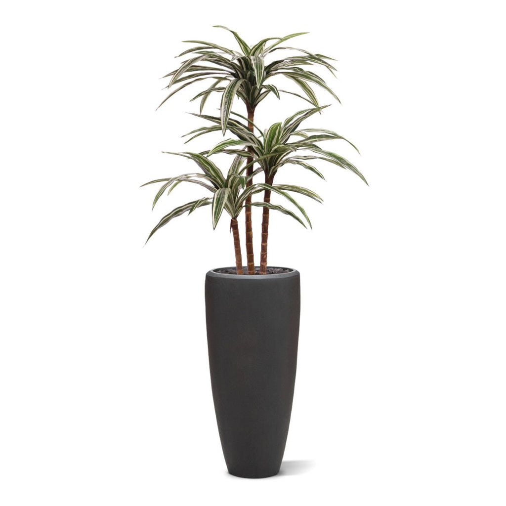 Draceana Deluxe kunstplant groen-bont 95cm
