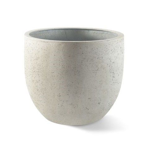 Grigio New Egg Pot White-Concrete / Anthracite-Concrete /  Natural-Concrete M 45x38