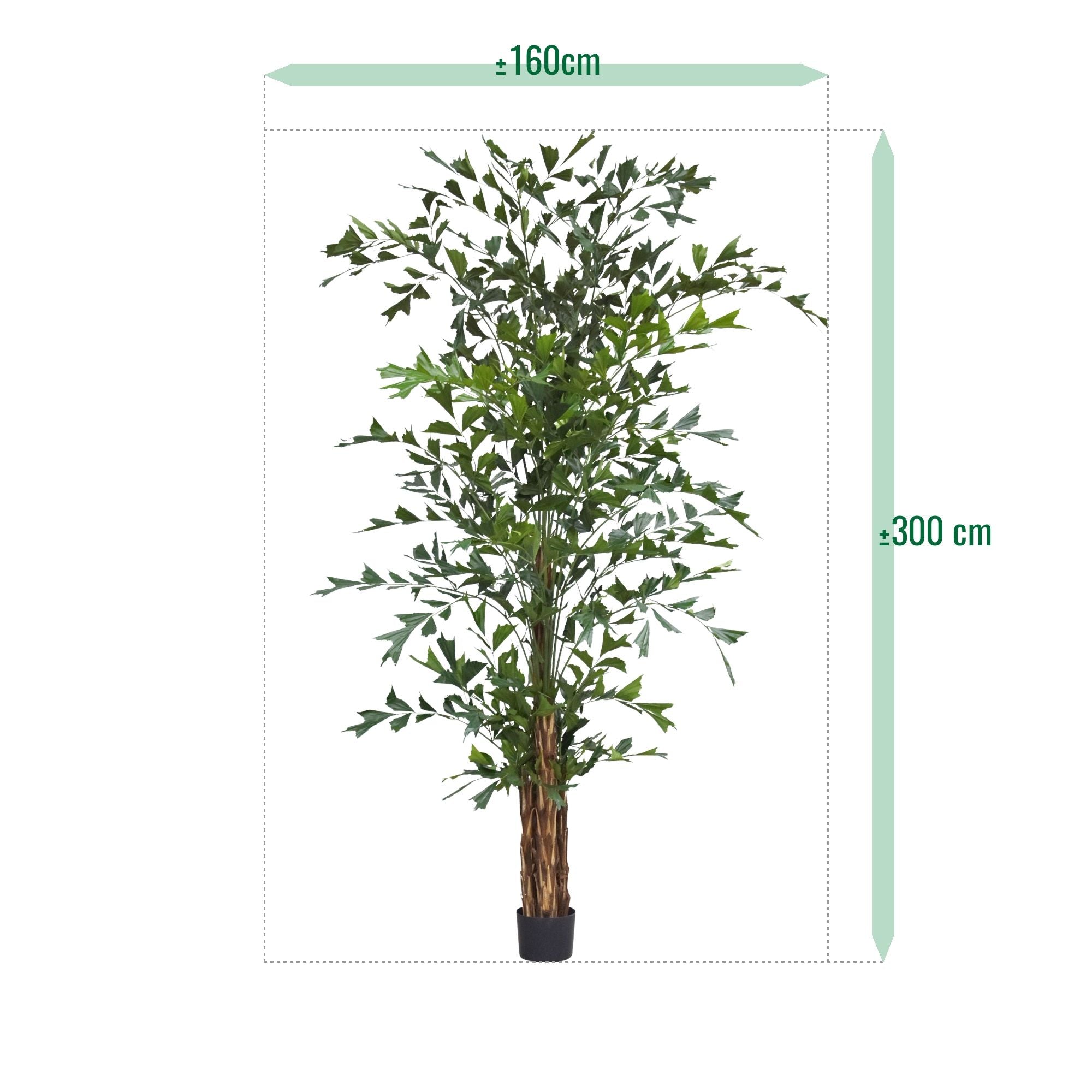 Fishtail Kunstpalm Deluxe XXL 300cm