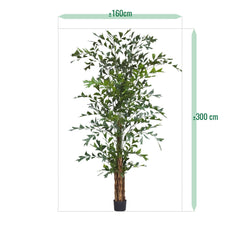 Fishtail Kunstpalm Deluxe XXL 300cm