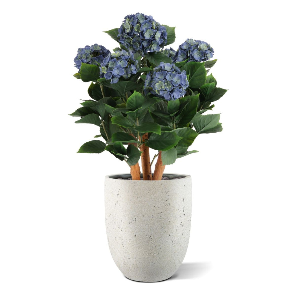 Buiten kunsthortensia blauw 65cm UV bestendig