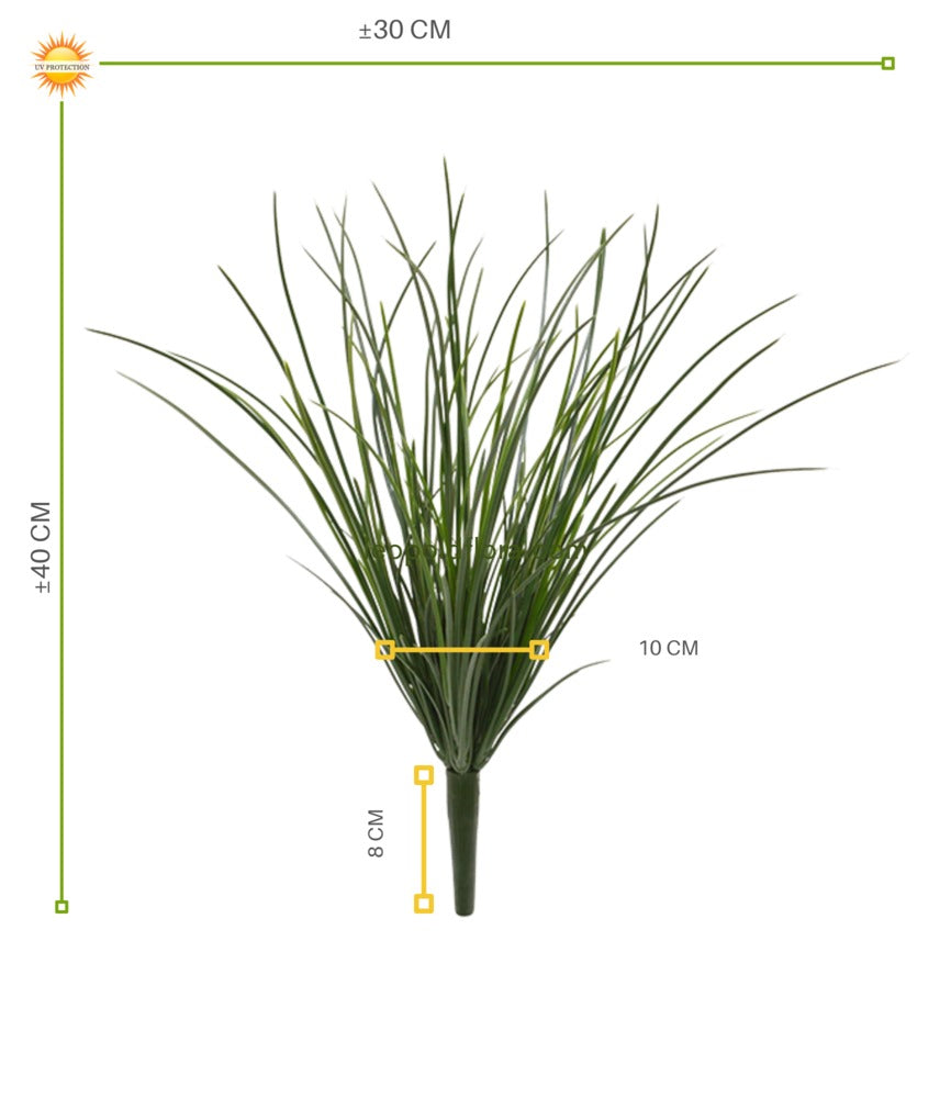 Kunstgras voor buiten, plantenboeket, 40 cm, UV-bestendig
