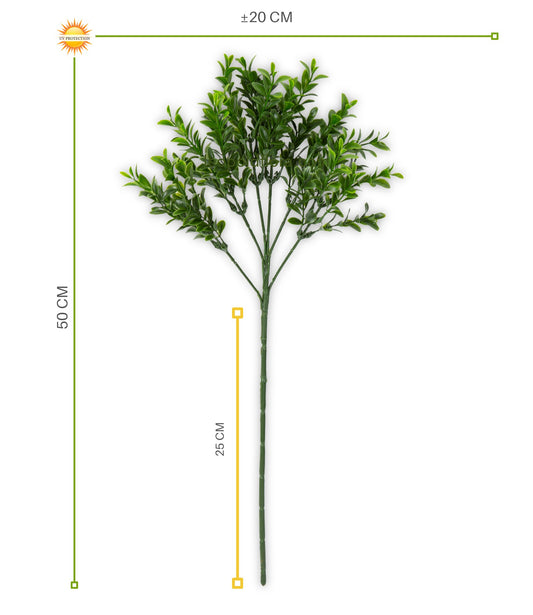Kunst buxustak 50 cm UV beschermd 