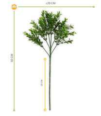 Kunst buxustak 50 cm UV beschermd 