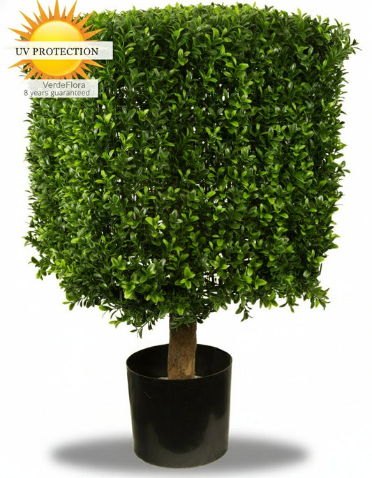 Kunst buxus Kubus 40 cm UV-bestendig voor buiten