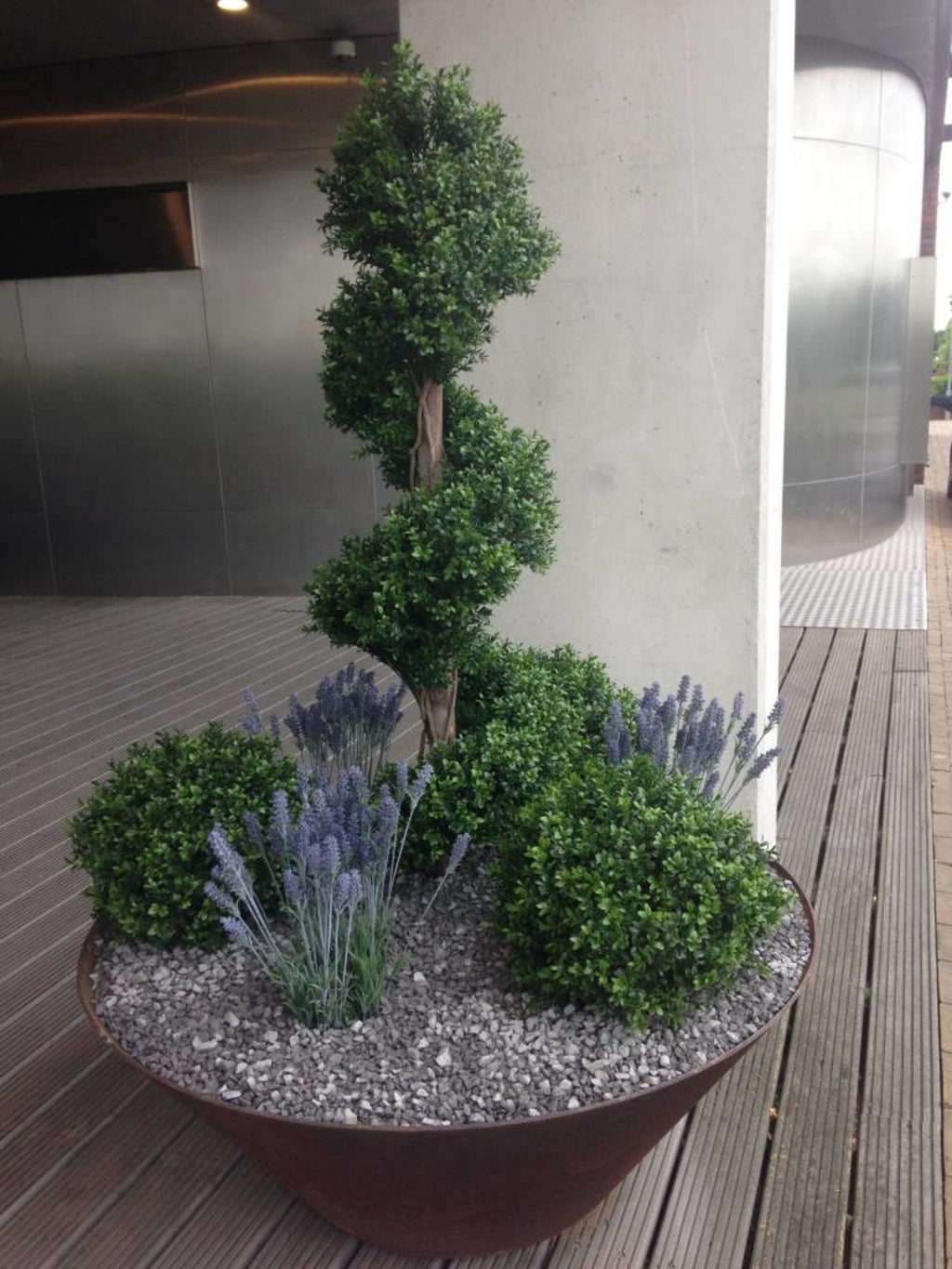 Kunstmatige buxus spiraalboom 170 cm UV-bescherming