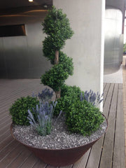 Artificial Buxus spiral tree 170 cm UV protection