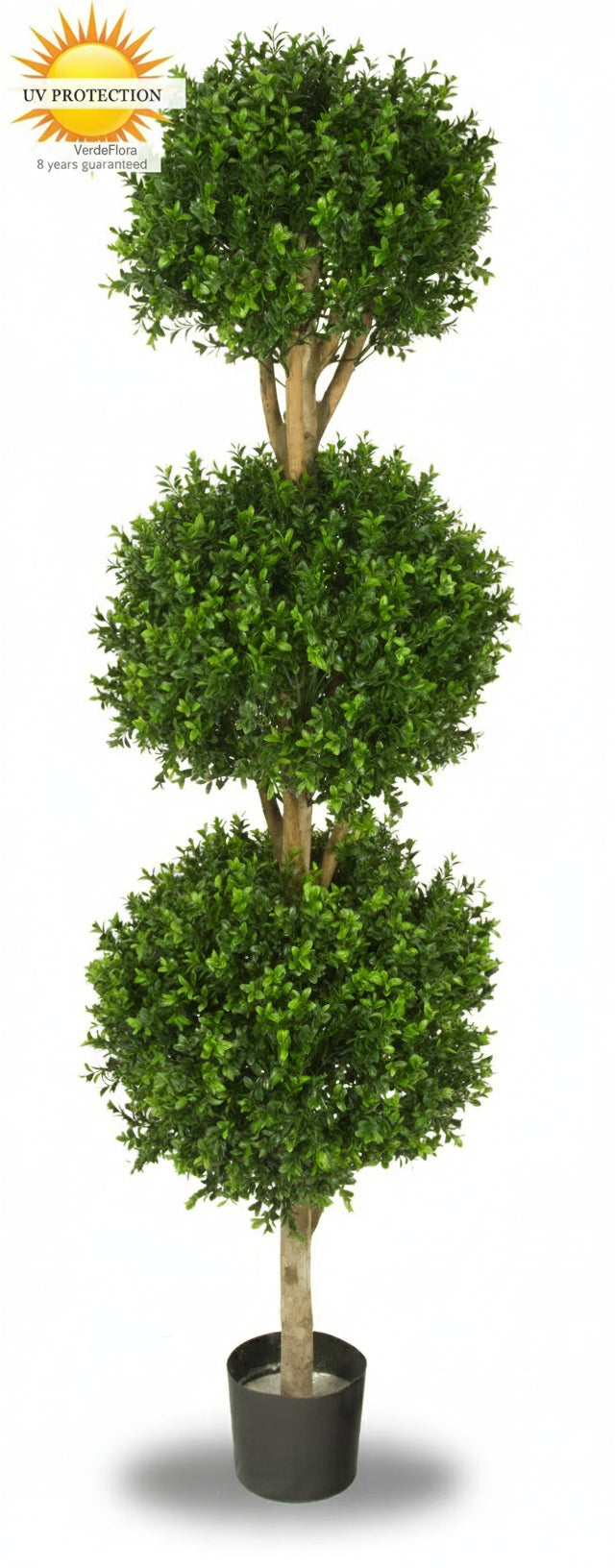 Kunst buxus Trio bol 175 cm voor buiten UV-bescherming 