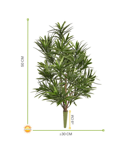 Kunst Podocarpus boeket 50 cm UV 