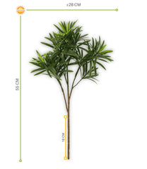 Kunst Podocarpus tak 55 cm UV beschermd 