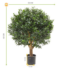 Kunst Ilex bol 55 cm met UV bescherming 