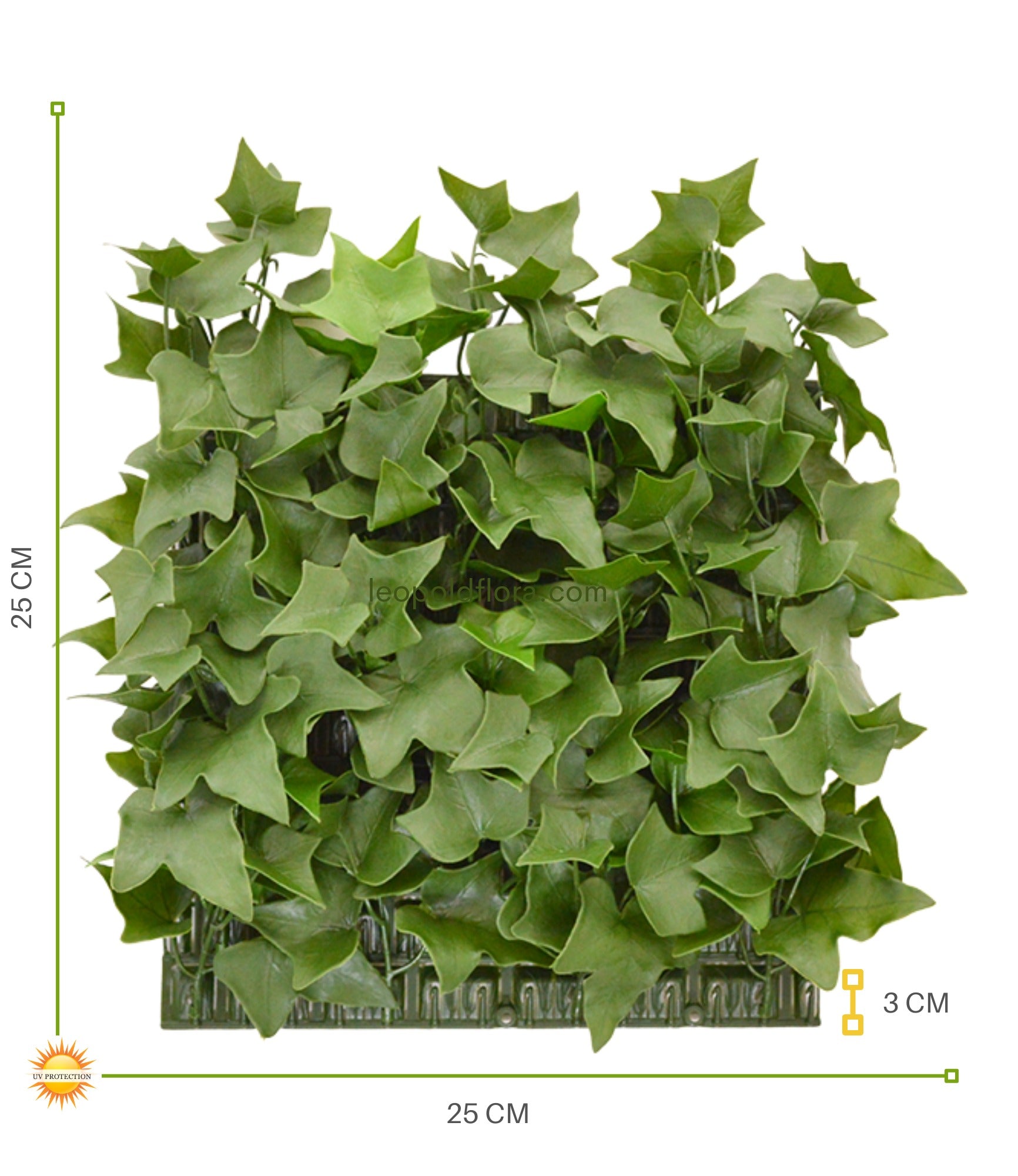 Kunst buiten klimopmat 25x25 cm UV beschermd 