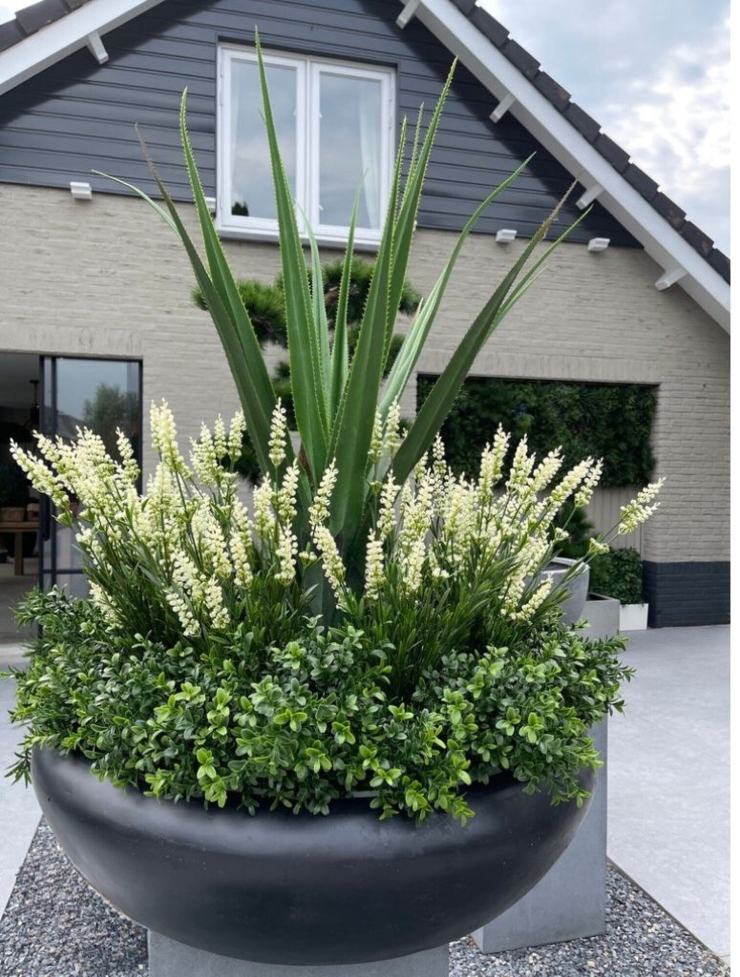 Kunst pandanus plant voor buiten 90 cm UV-bestendig 