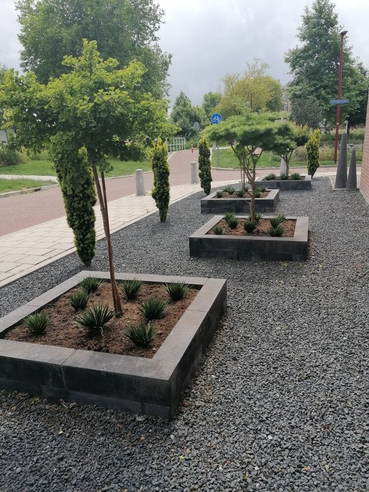 Laag Kunst grasboeket 30 cm UV 