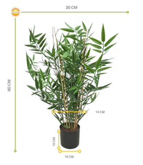 Kunst bamboe voor buiten 60 cm UV-bestendig 