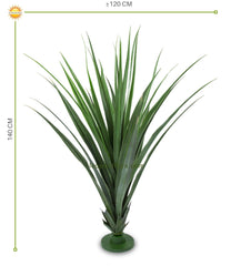 Kunstplant Pandanus voor buiten, 140 cm, UV-bestendig 