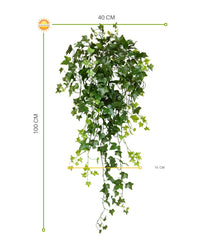 Kunst klimop hangplant voor buiten 100 cm UV-bestendig 