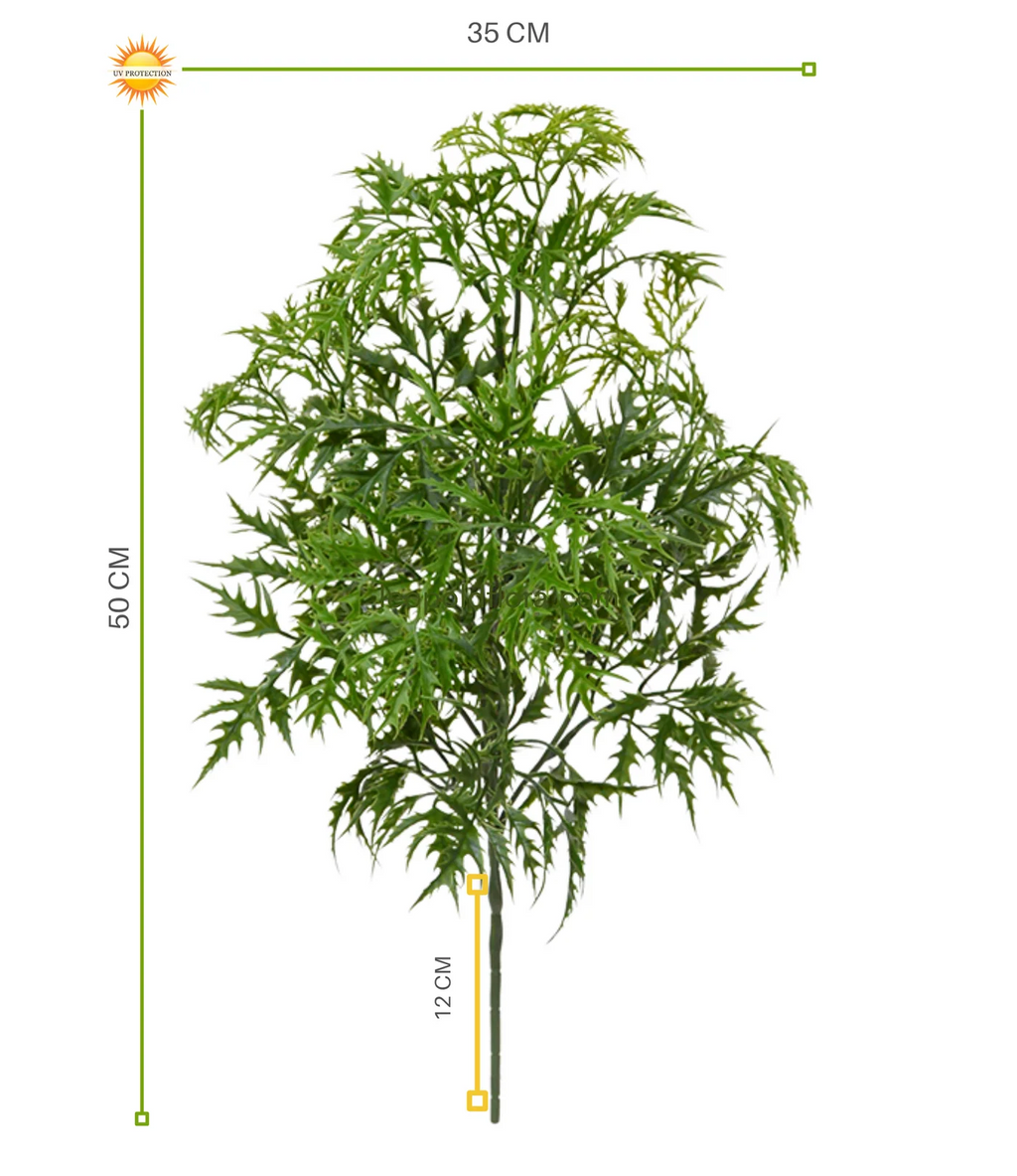 Kunststof Ming Aralia tak 50 cm UV-bestendig