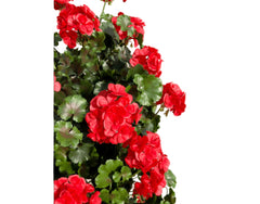 Geranium piramide rood UV kunstplant 110cm