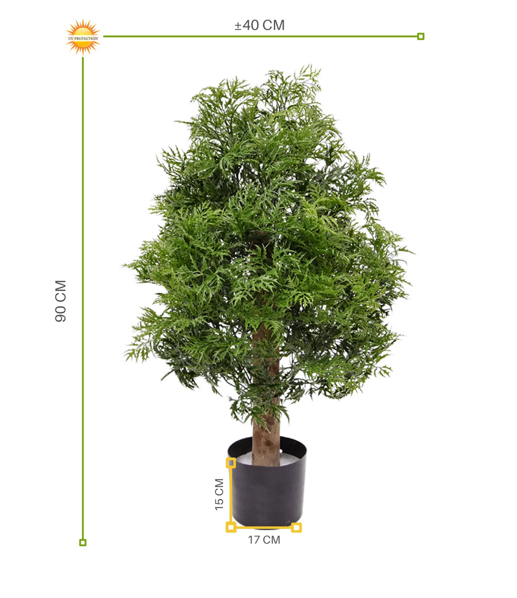 Kunstplant voor buiten Ming Aralia groen UV-bestendig