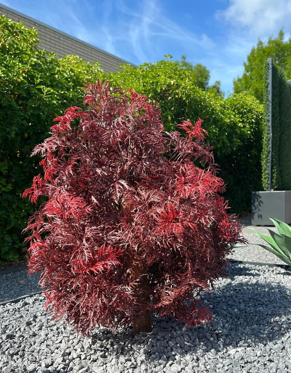Kunstplant voor buiten Ming Aralia Burgundy UV-bestendig 