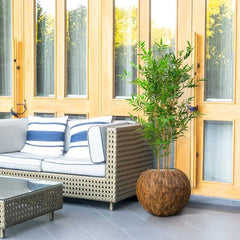 Hoge kunst Bamboeplant 120 cm UV-beschermd 