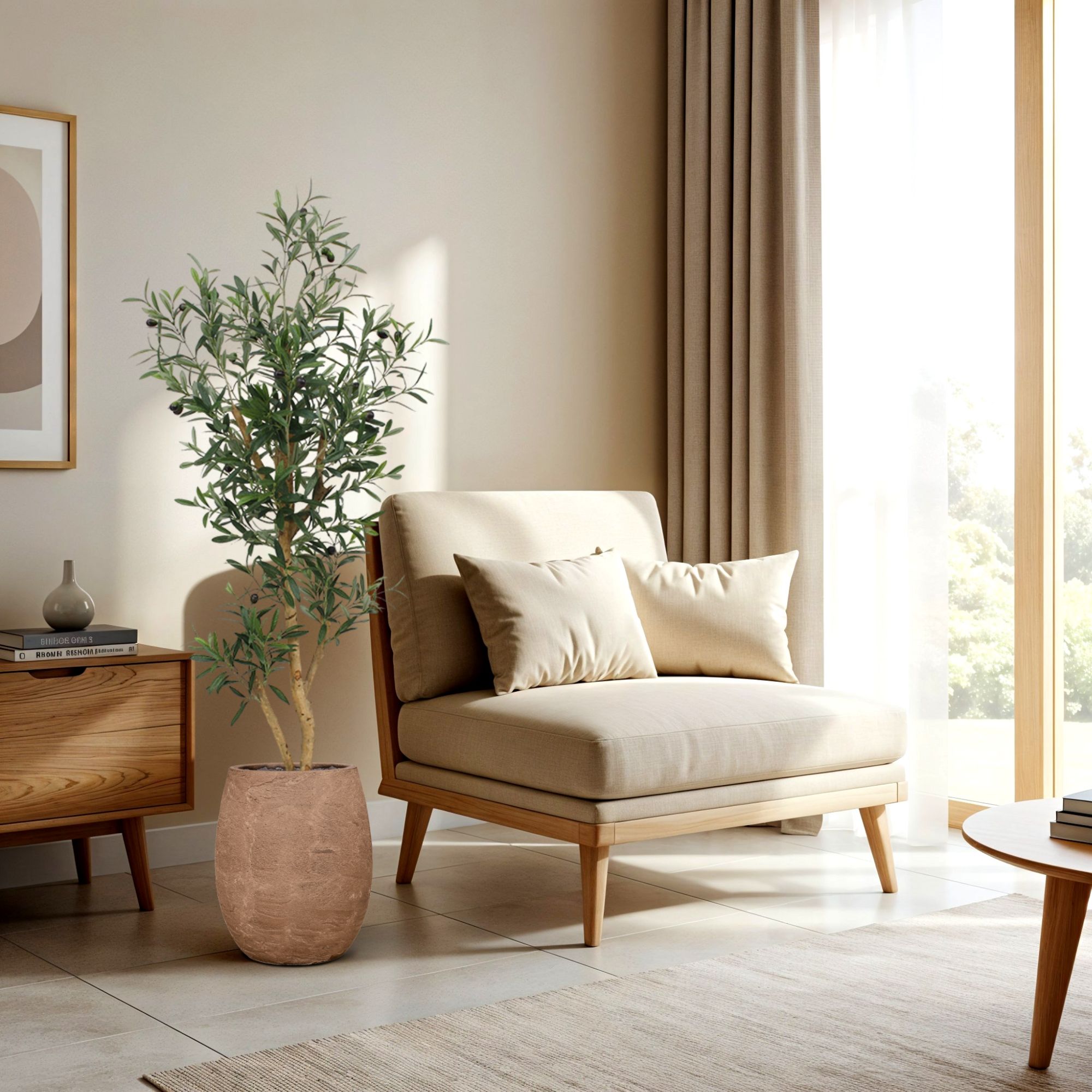 Kunst Olijfboom 120cm