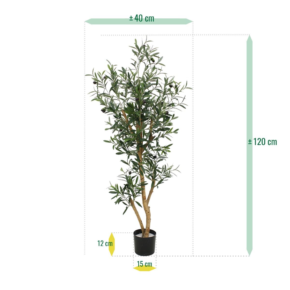 Kunst Olijfboom 120cm