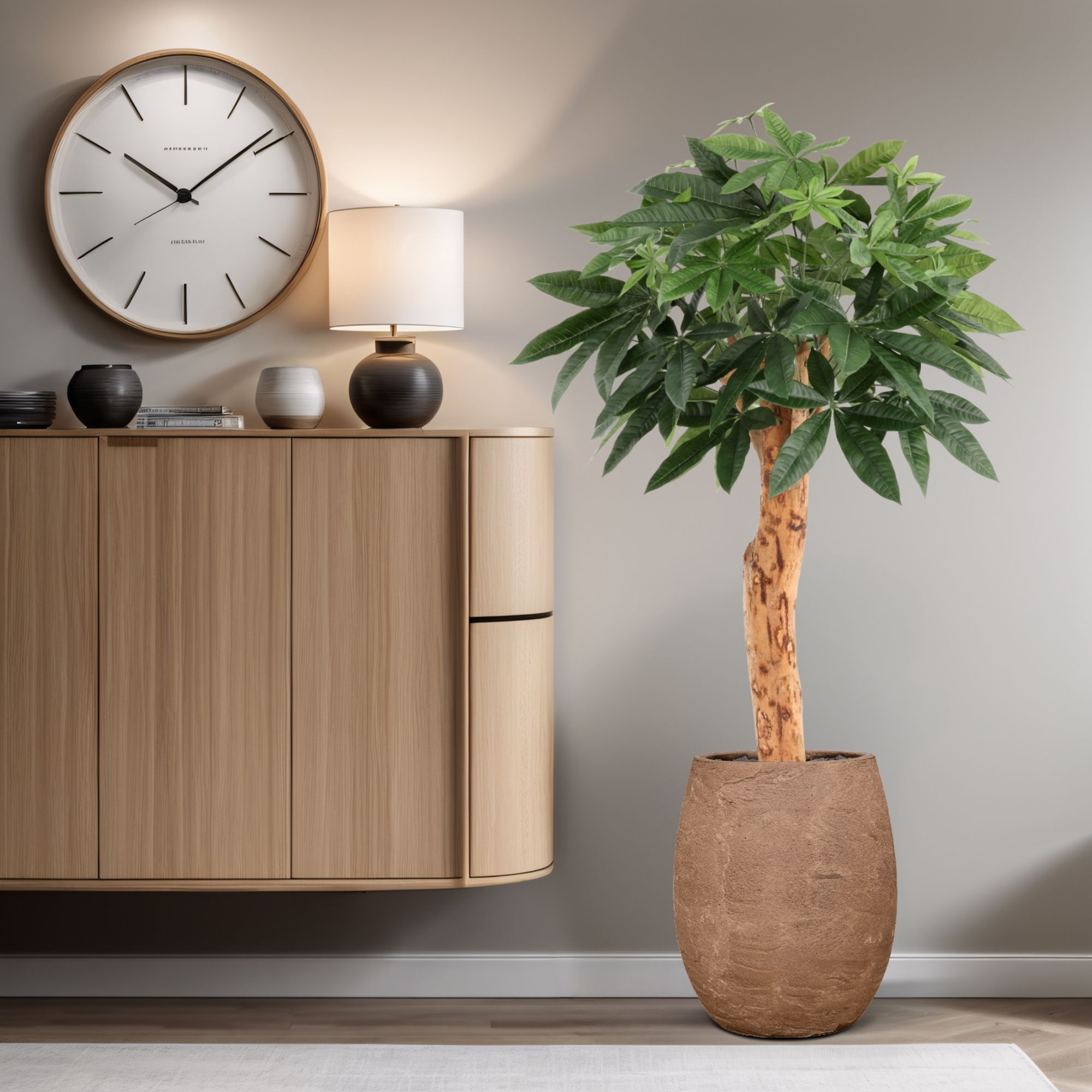 Pachira Kunstplant Deluxe 100cm