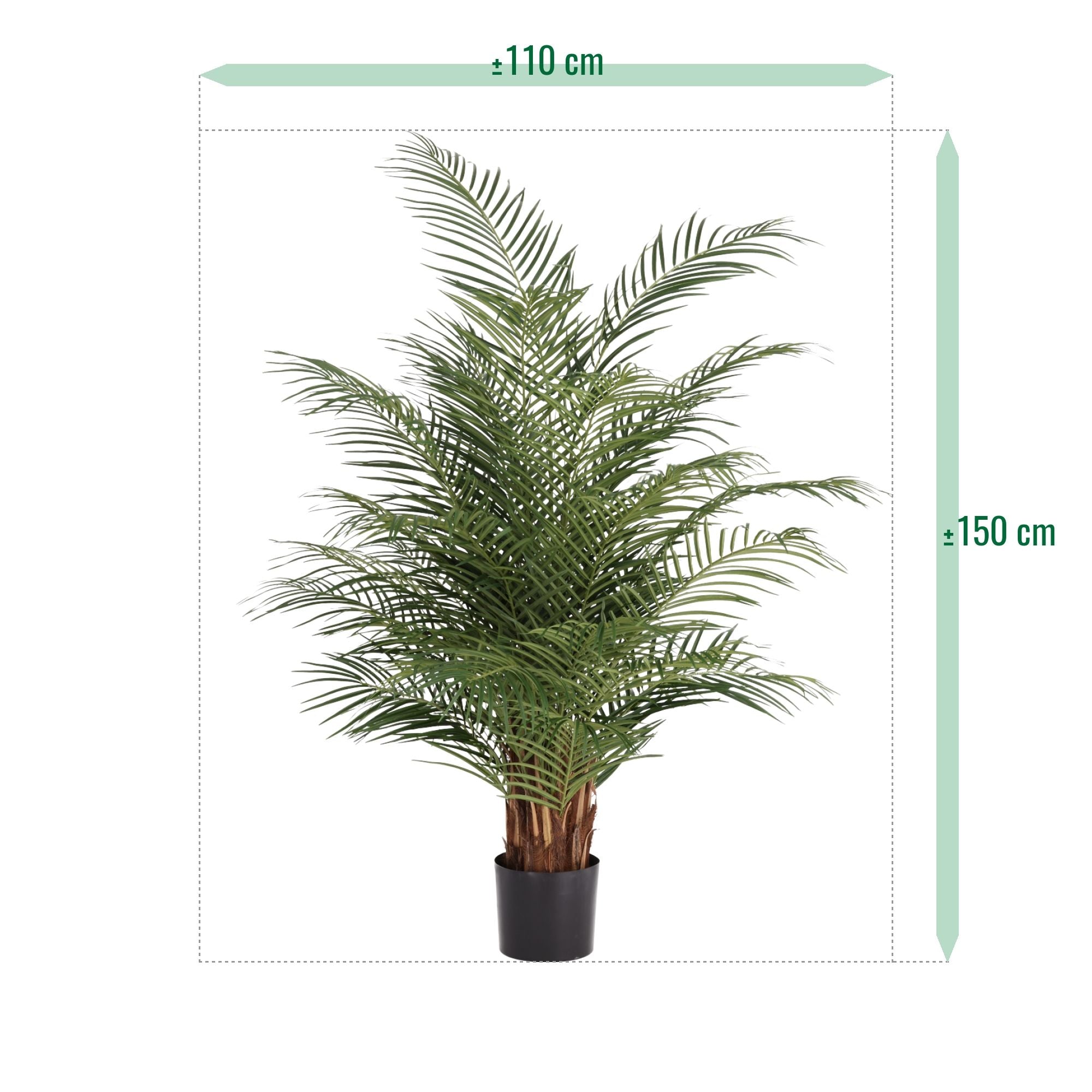 Phoenix Kunstpalm deluxe 150cm