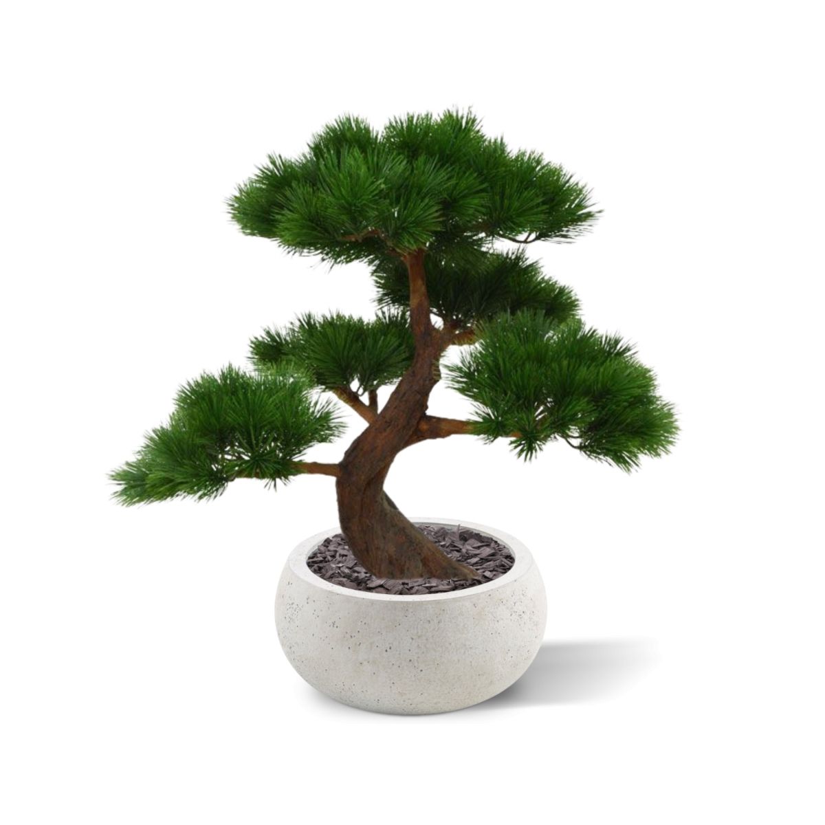 Pinus Bonsai x5 deluxe kunstplant op voet 80cm