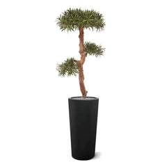 Kunst Podocarpus Bonsaiboom 105 cm UV voor buiten 