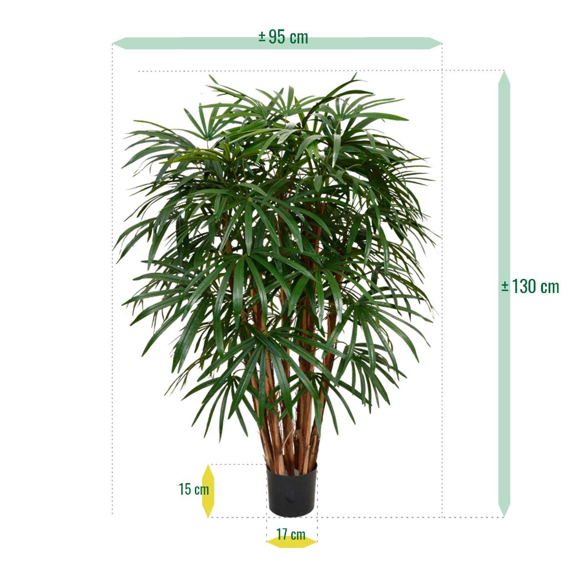 Raphis kunstpalm XL deluxe 130cm