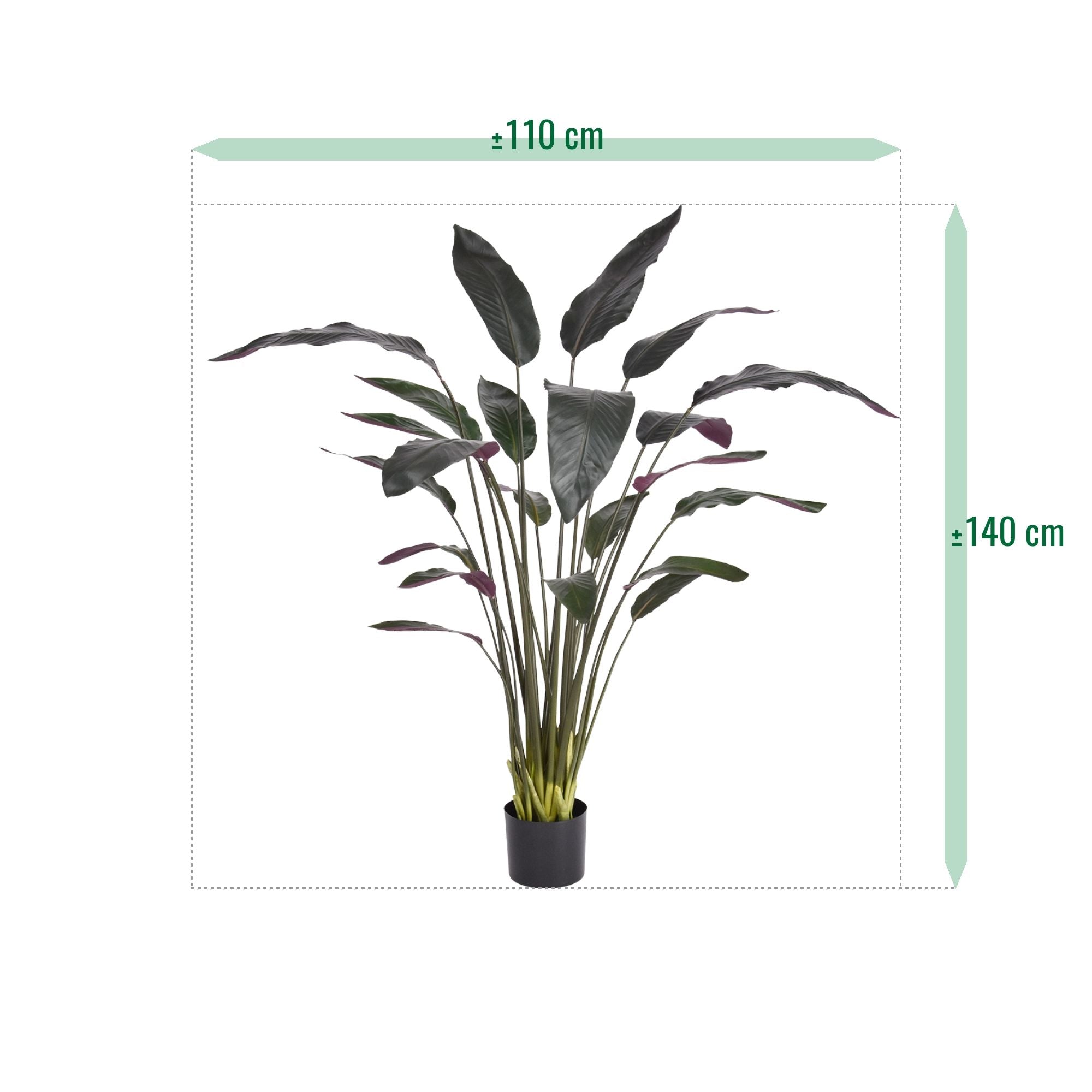 Red Calathea Luthea Kunstplant 140cm